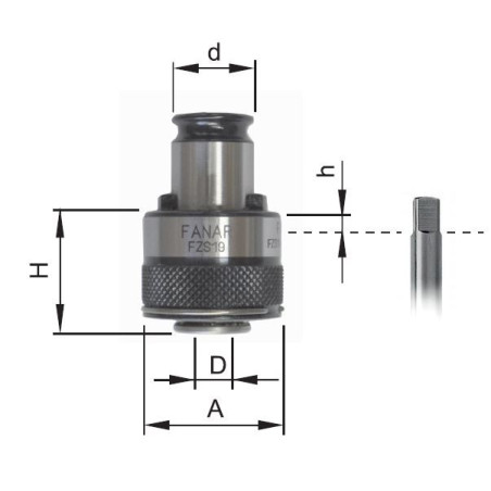 Zabierak FZS13/M3,5 D4-DIN