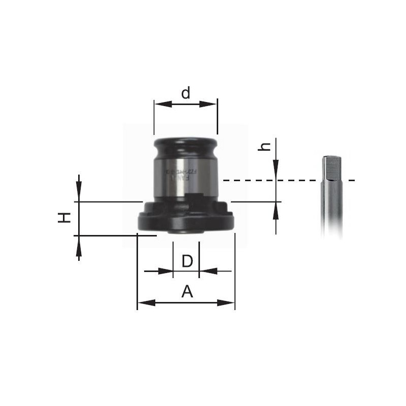 Zabierak FZ13/M4 D4,5-DIN