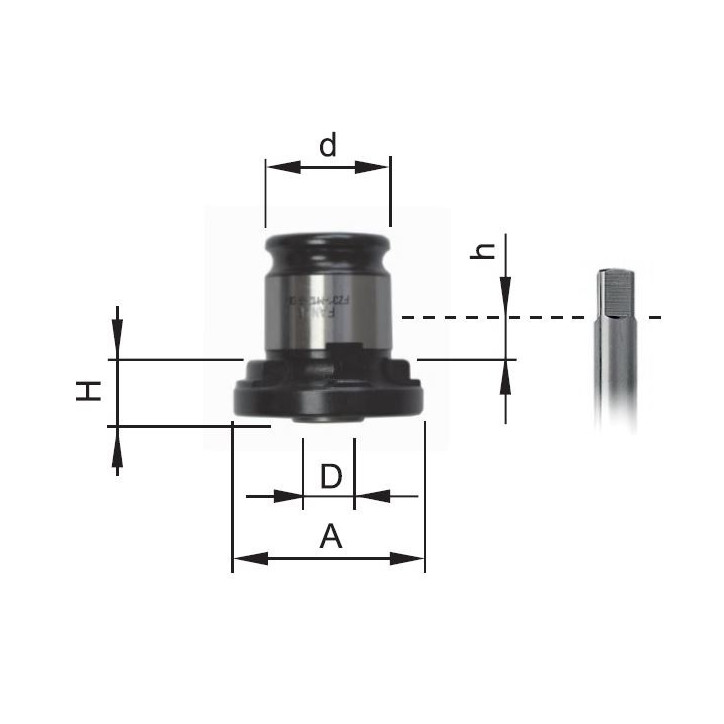 Zabierak FZ19/M10 D7-DIN