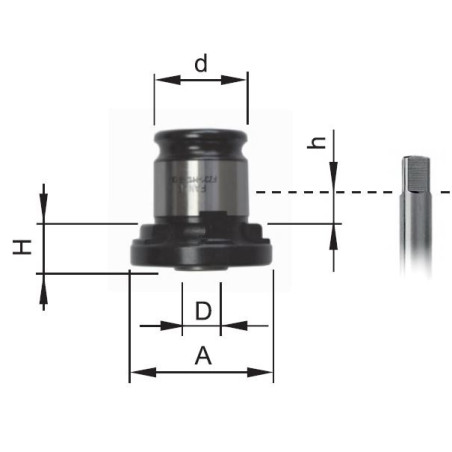 Zabierak FZ19/M3 D3,5-DIN