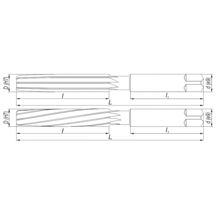 Rozwiertak DIN 206-A 6.5