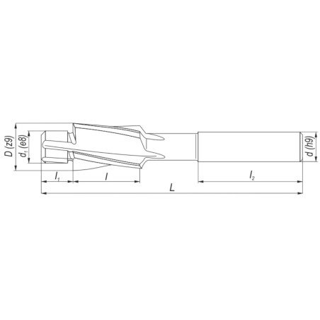 Pogłębiacz M5/z DIN 373 10x4.2