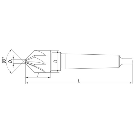 Pogłębiacz DIN 335-B 25/90