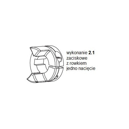 Piasta kłowa ROTEX GS14 fi9 wyk. 2.1