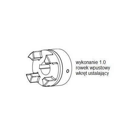 Piasta kłowa ROTEX GS14 fi11 wyk. 1.0