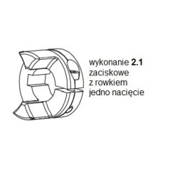 Piasta kłowa ROTEX GS14 fi15 wyk. 2.1