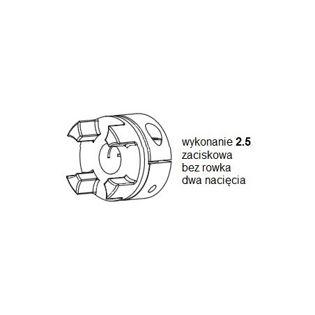 Piasta kłowa ROTEX GS19 fi11 wyk. 2.5