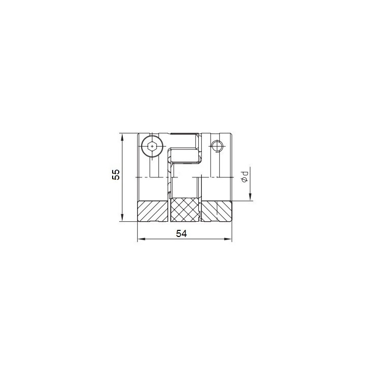 Piasta kłowa ROTEX GS24 fi15 wyk. 1.0