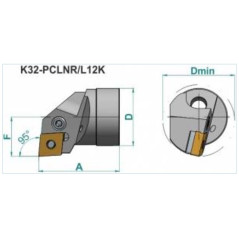 GŁOWICA WYTACZAKA K32-PCLNR12K