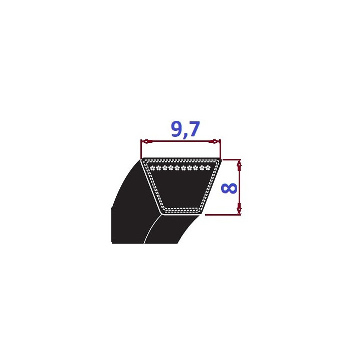 Pas klinowy SPZ 2650 Lp OPTIBELT