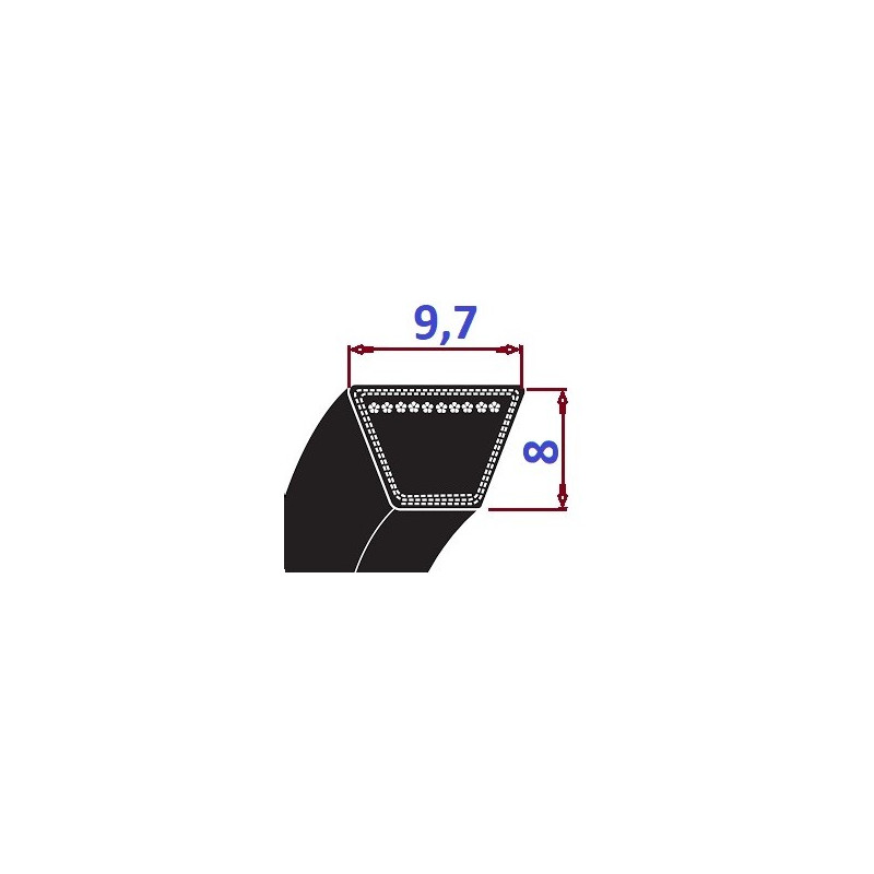 Pas klinowy SPZ 1000 Lp SQ