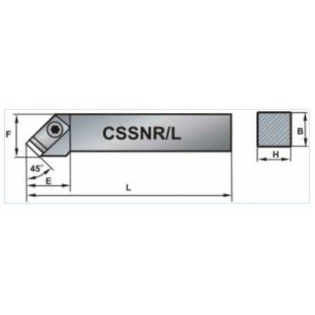 NÓŻ TOK. SKŁAD. CSSNL 2525M12L