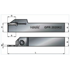 NÓŻ TOK.SKŁADANY GPR2525M2