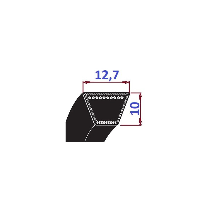 Pas klinowy SPA 732 Lp OPTIBELT