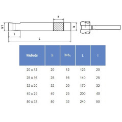 NÓŻ TOKARSKI ISO4 1212 P30