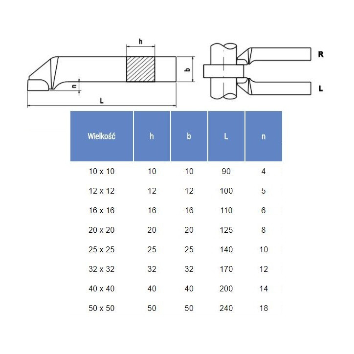 NÓŻ TOKARSKI ISO6L 1616 P30