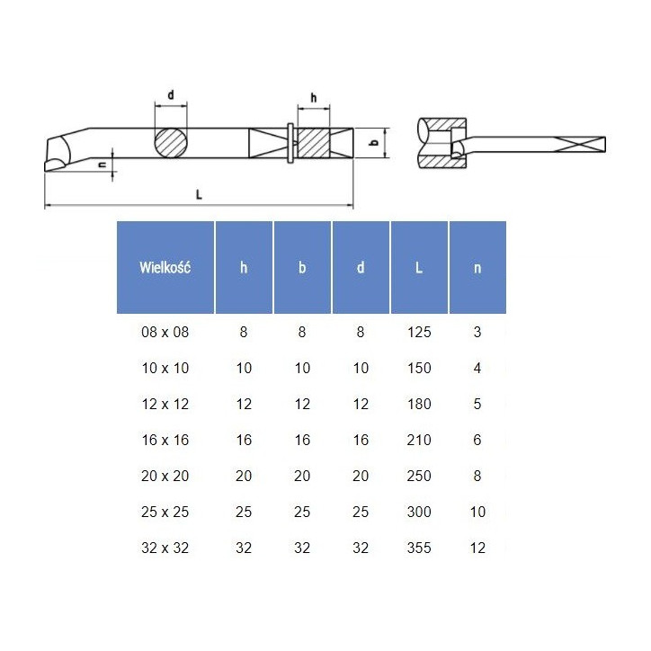 NÓŻ TOKARSKI ISO9 1212 P10