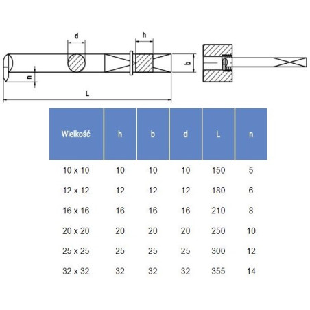 NÓŻ TOKARSKI ISO13L 1010 P30