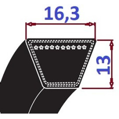 Pas klinowy SPB 1540 Lp CONTI