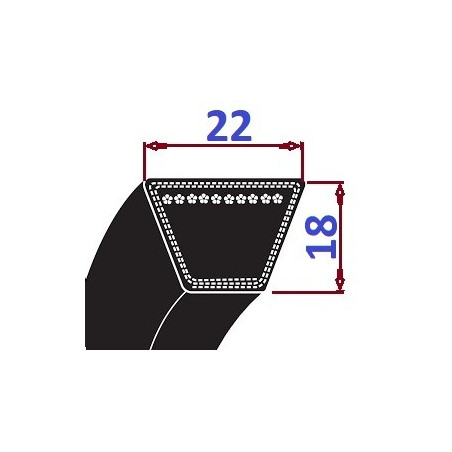 Pas klinowy SPC 2650 Lp OPTIBELT