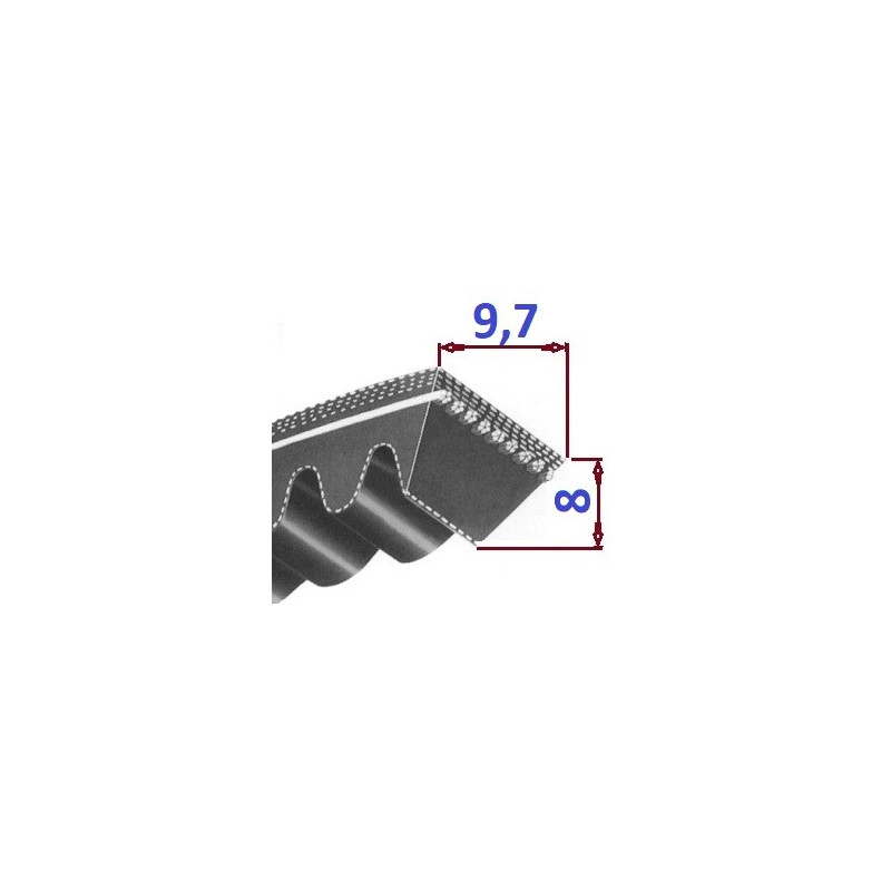 Pas klinowy XPZ 1537 Lp OPTIBELT