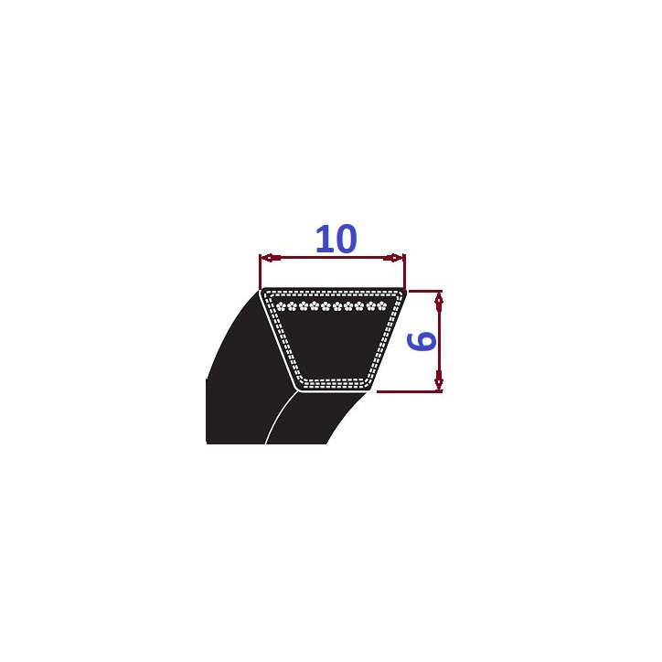 Pas klinowy Z 840 Li865Lp