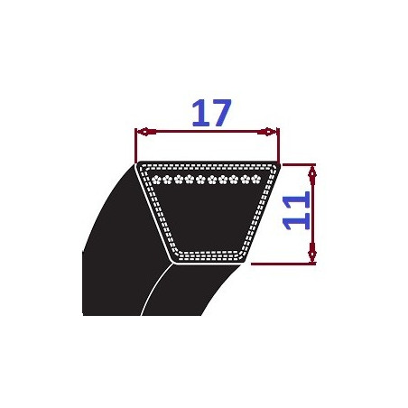 Pas klinowy B 570 Li610Lp OPTIBELT