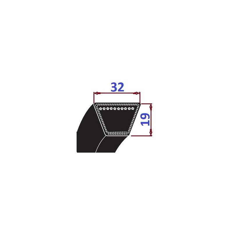 Pas klinowy D 3150 Li3225Lp OPTIBELT