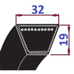 Pas klinowy D 3275 Li3350Lp-CL GOODYEAR