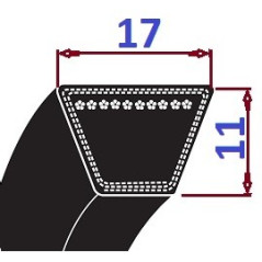 Pas klinowy B 775 Li815Lp OPTIBELT