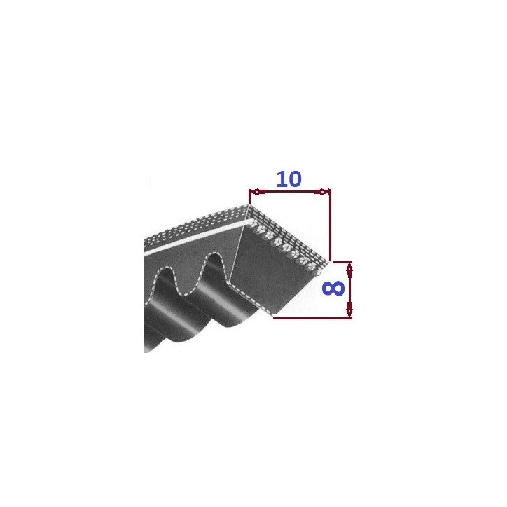 Pas klinowy AVX10 617 OPTIBELT