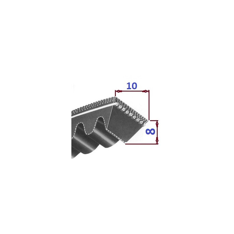 Pas klinowy AVX10 725 OPTIBELT