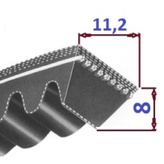 Pas klinowy AVX11,2 866 OPTIBELT