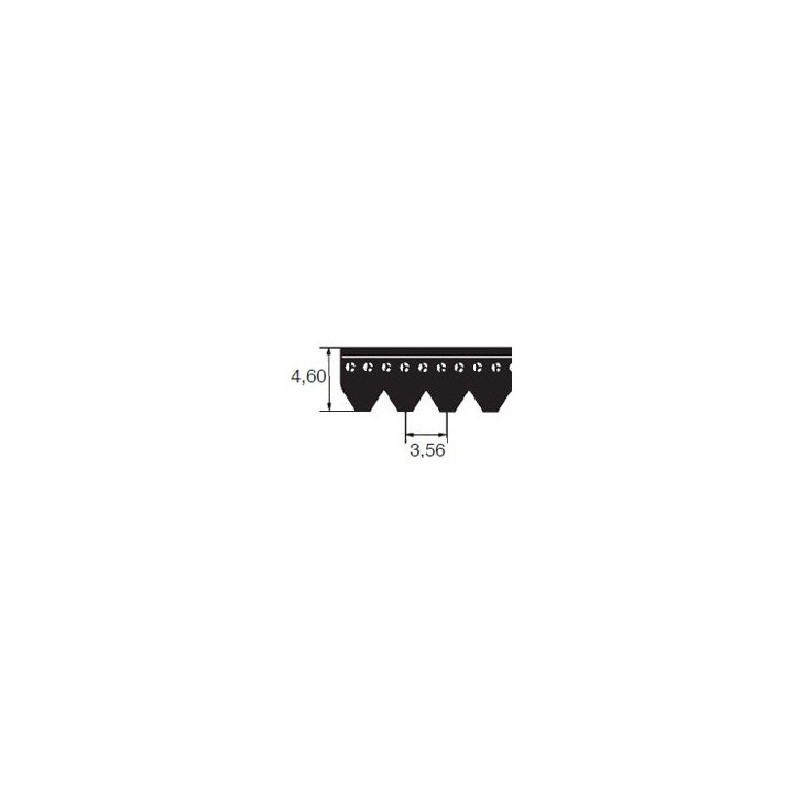 Pas klinowy wielorowkowy 6 PK 1005