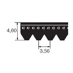 Pas klinowy wielorowkowy 7 PK 1125