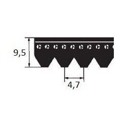 Pas klinowy wielorowkowy 11 PL 1041