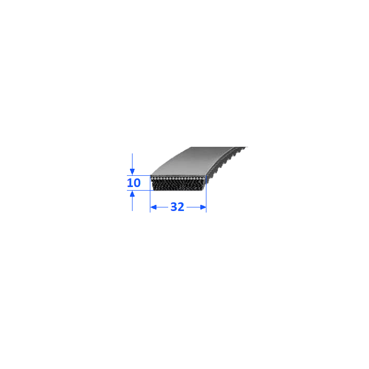 Pas szerokoprofilowy SVX 32x10 1000  OPTIBELT