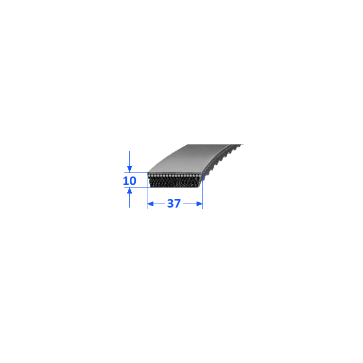 Pas szerokoprofilowy SVX 37x10 1020  OPTIBELT