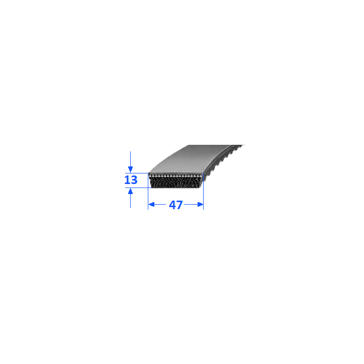 Pas szerokoprofilowy SVX 47x13 1120  OPTIBELT