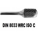Pilniki obrotowe walcowe z czołem kulistym DIN 8033-3 DIN WRC ISO C